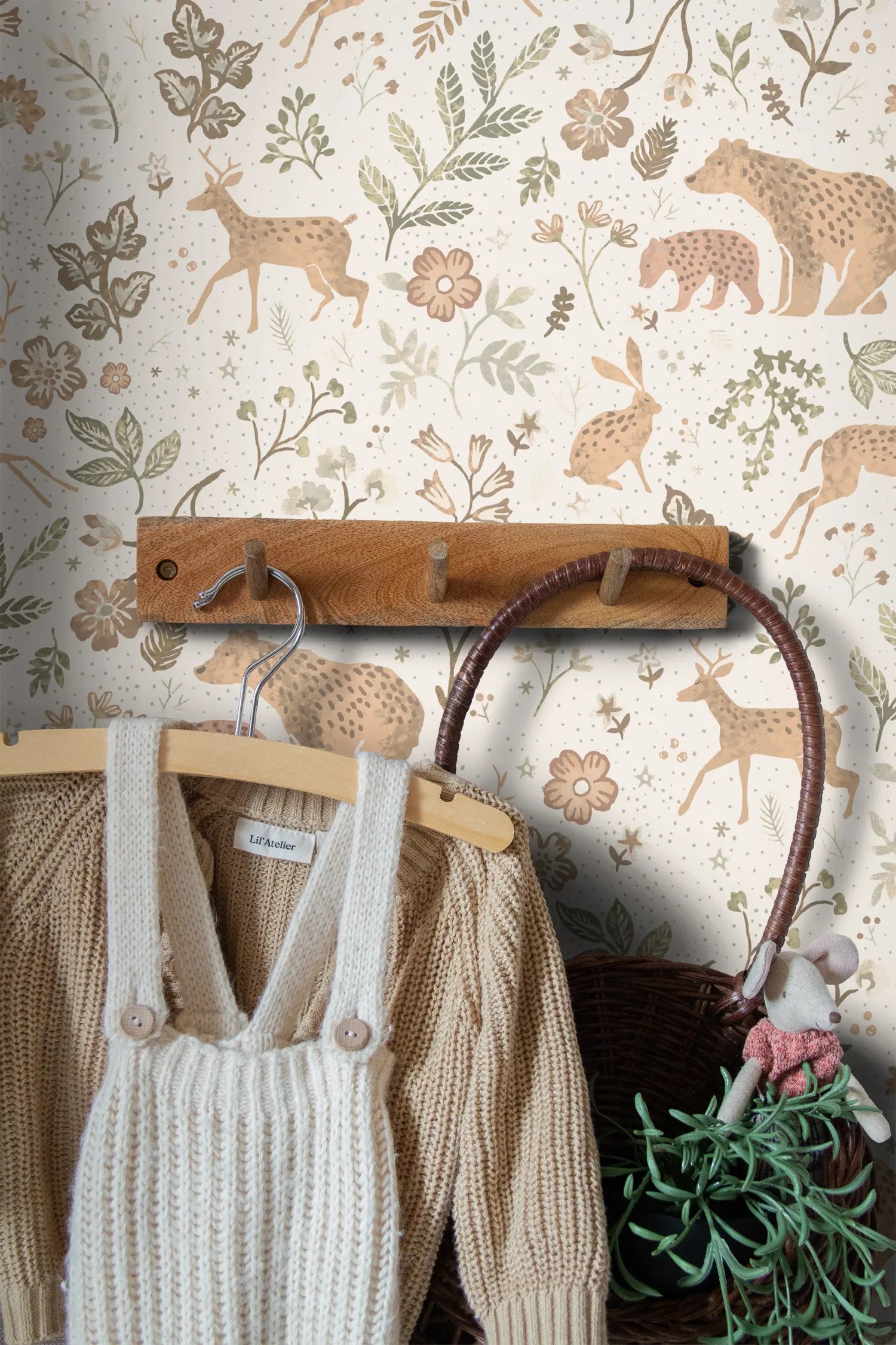 To The Moon and Back - Tiny Explorer kids wallpaper ESTAhome