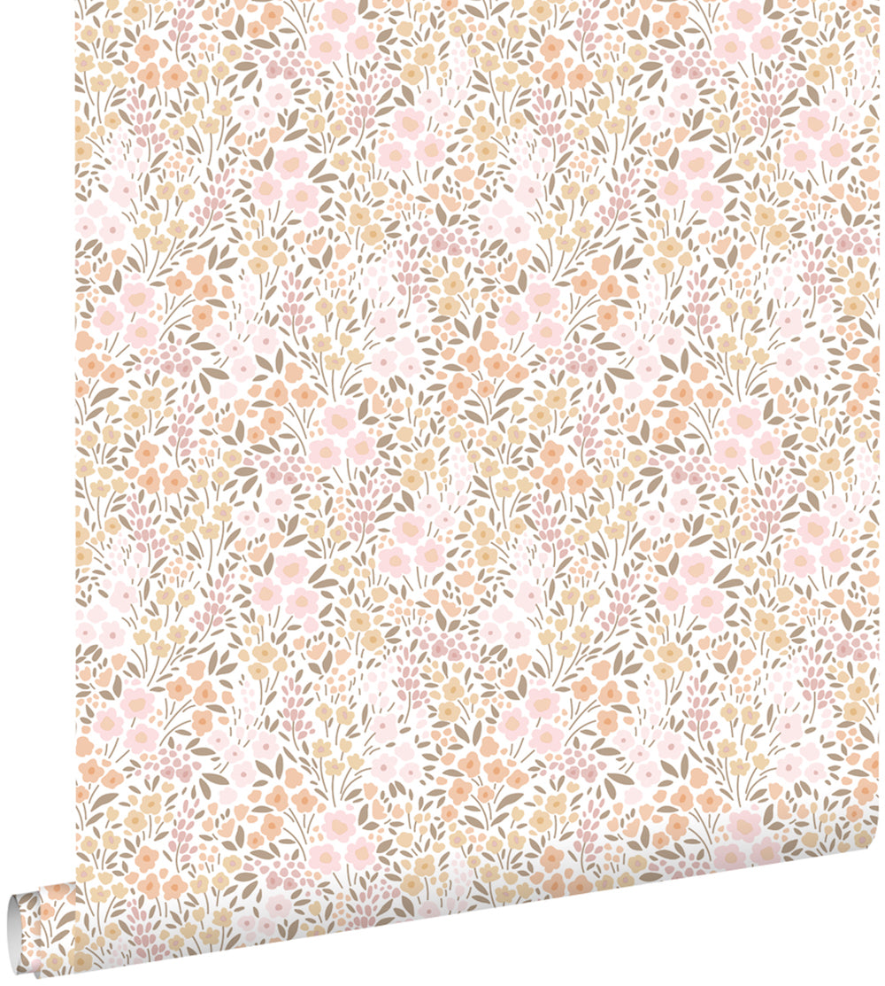 Vintage Flowers - Petit Garden botanical wallpaper Esta    