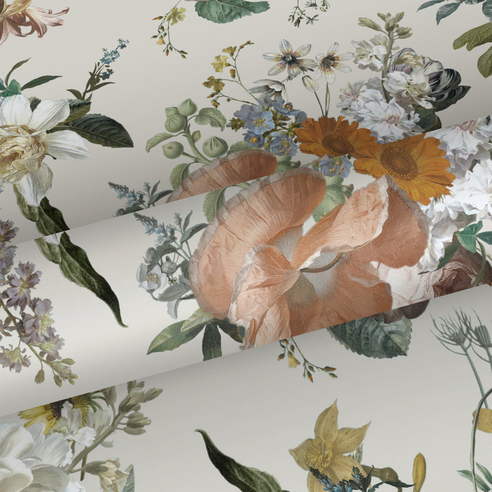 Vintage Flowers - Bloom botanical wallpaper Esta    