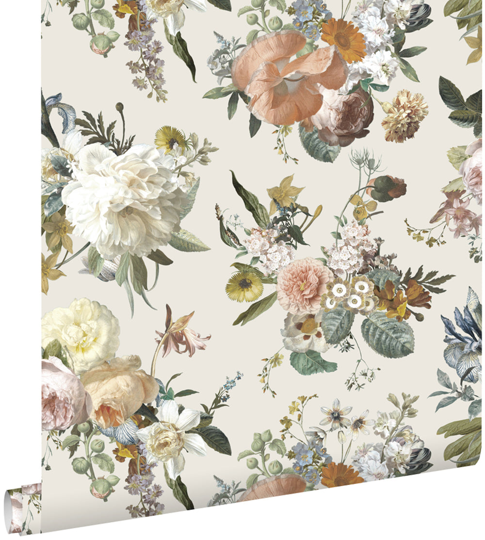 Vintage Flowers - Bloom botanical wallpaper Esta    