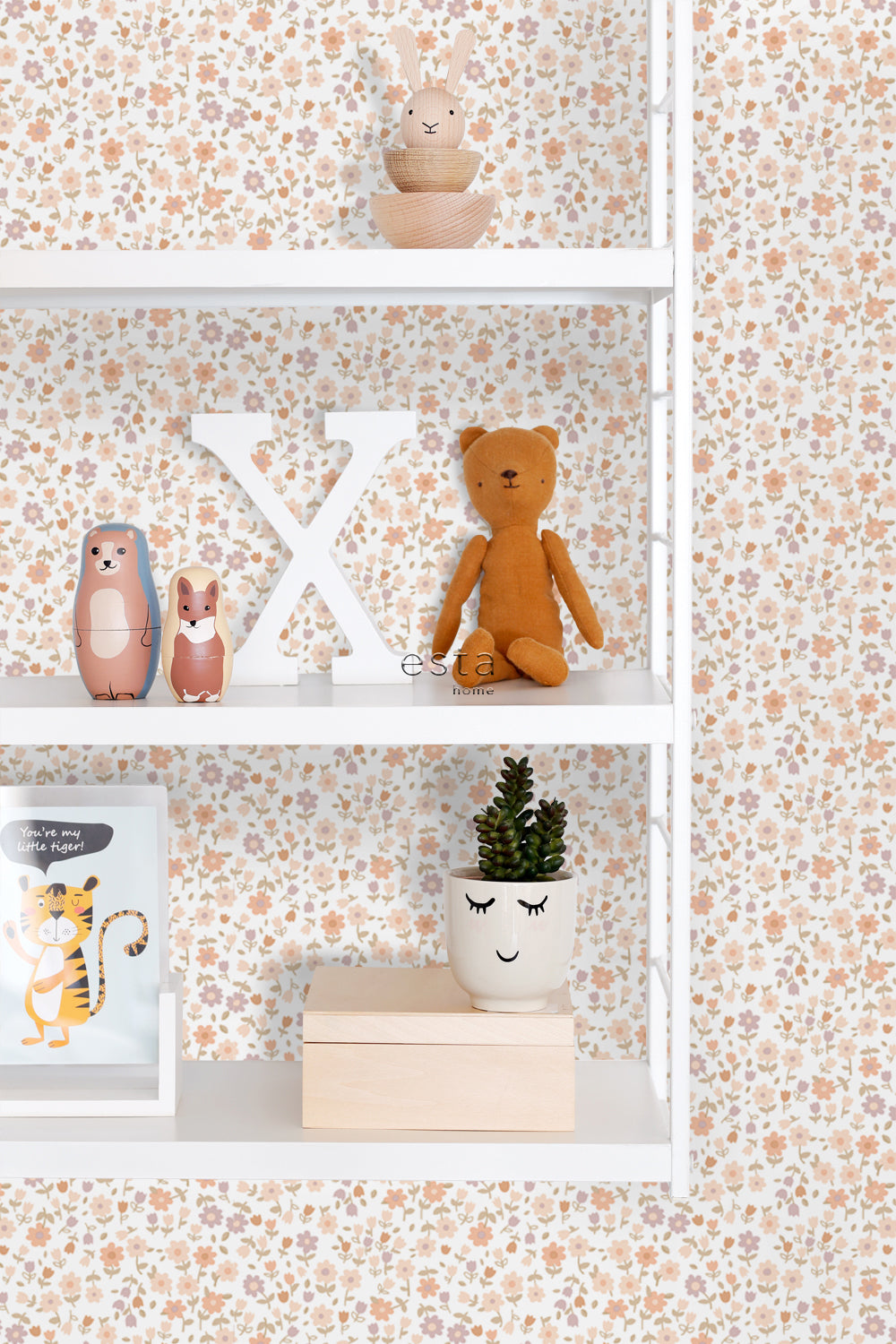 Vintage Flowers - Petit Flowers botanical wallpaper Esta    