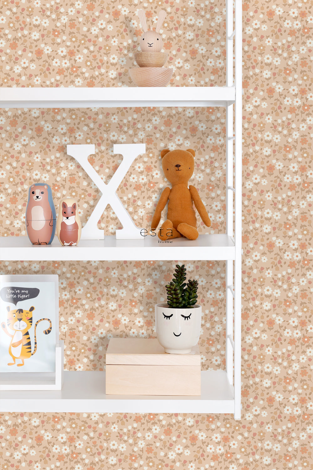 Vintage Flowers - Petit Flowers botanical wallpaper Esta    