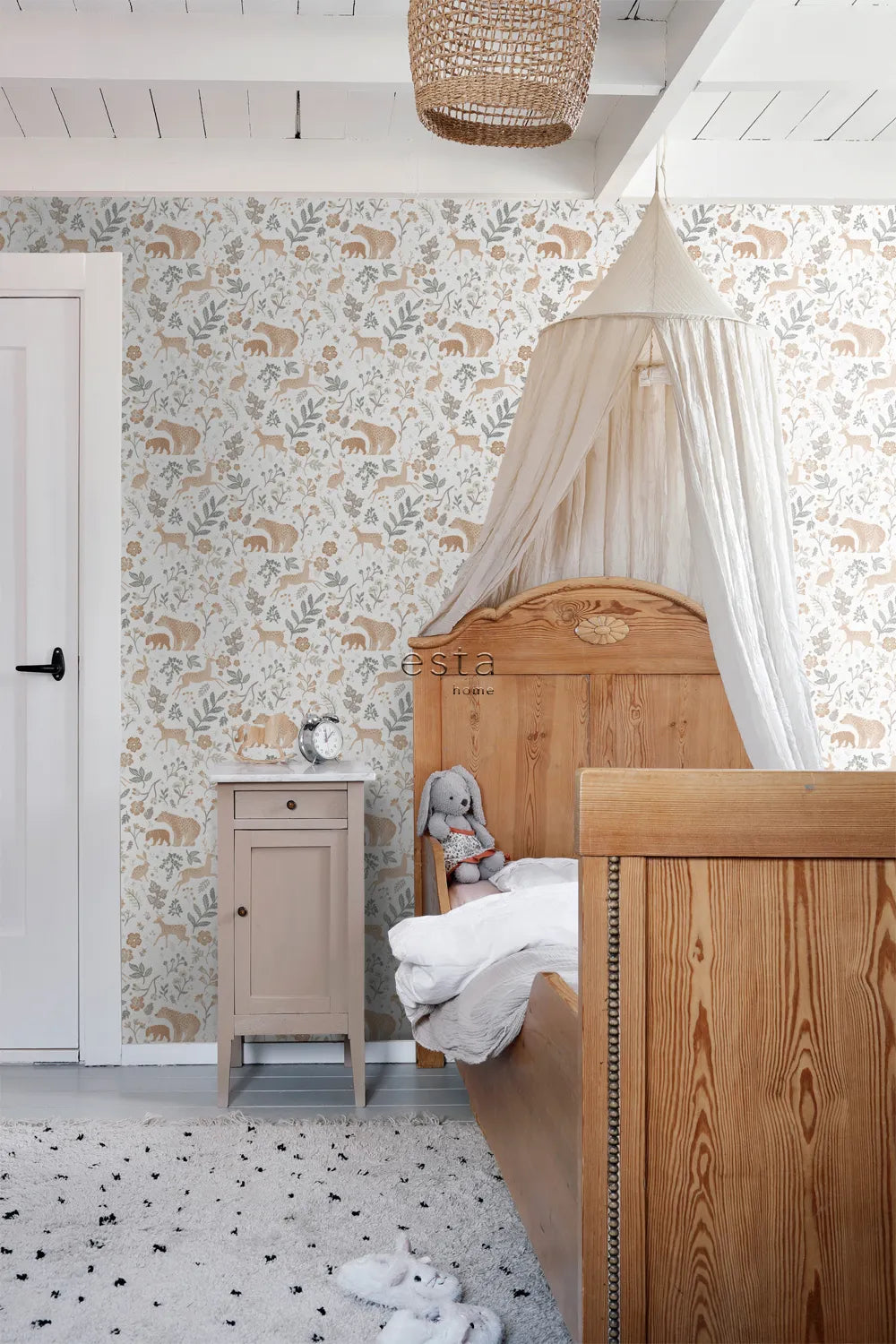 To The Moon and Back - Tiny Explorer kids wallpaper ESTAhome