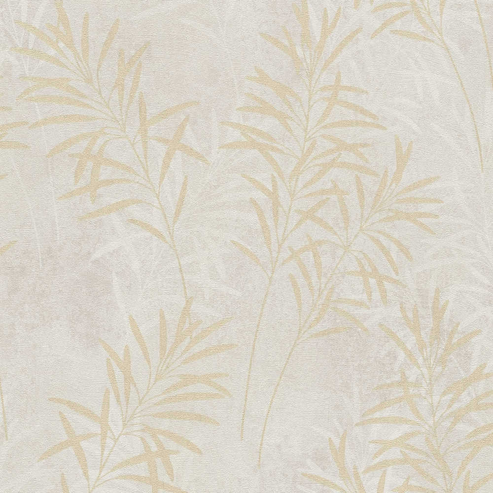 Terra - Opulent Grasslands botanical wallpaper AS Creation Roll Light Gold  389193