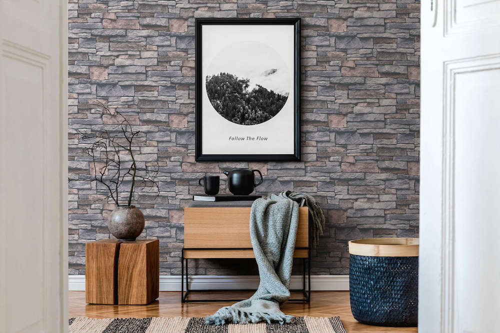 Terra - Stone Wall industrial wallpaper AS Creation    