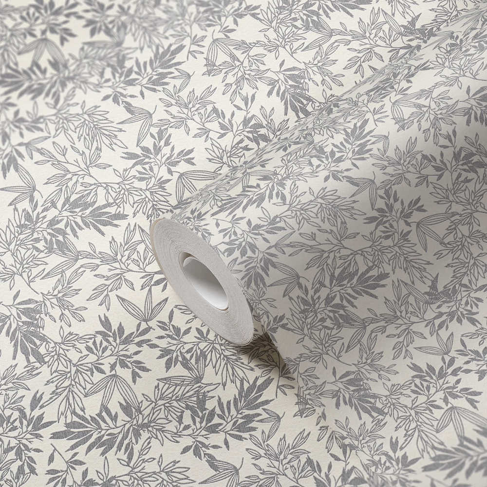 Attractive 2 - Delicate Leaves botanical wallpaper AS Creation    