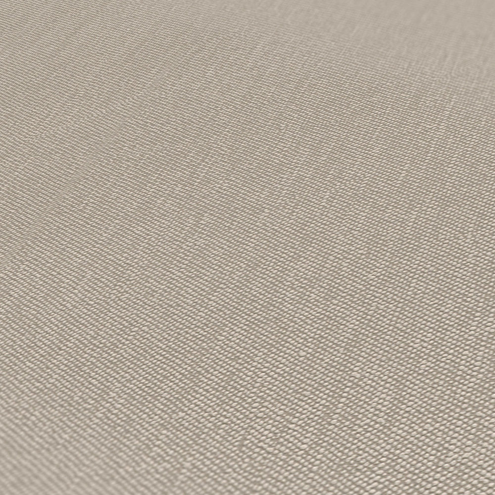 Terra - Soft Linen Look plain wallpaper AS Creation    