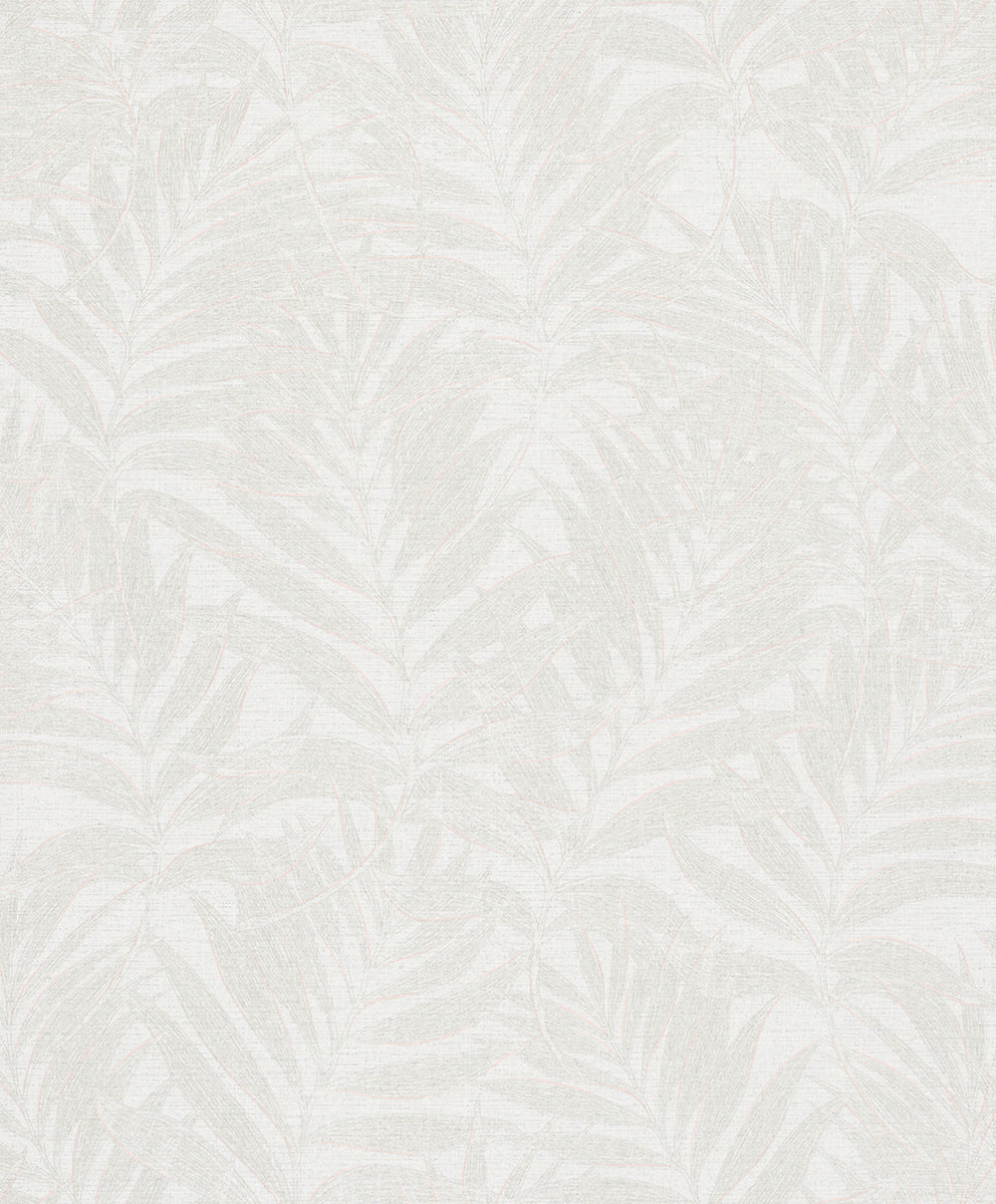 Habitat - Leaves botanical wallpaper Marburg Roll White-Pearl  34002