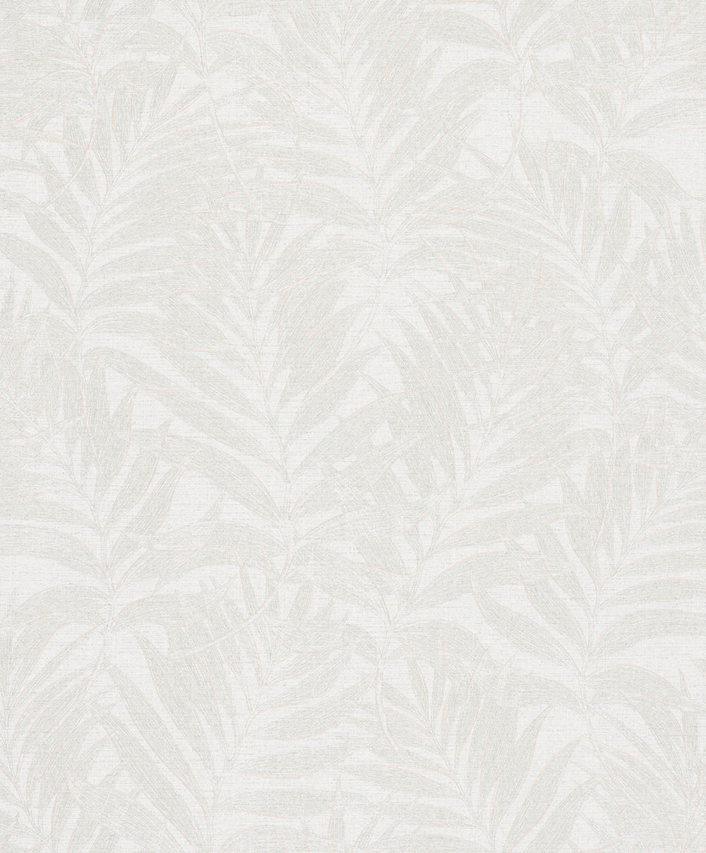 Habitat - Leaves botanical wallpaper Marburg Roll White-Pearl  34002