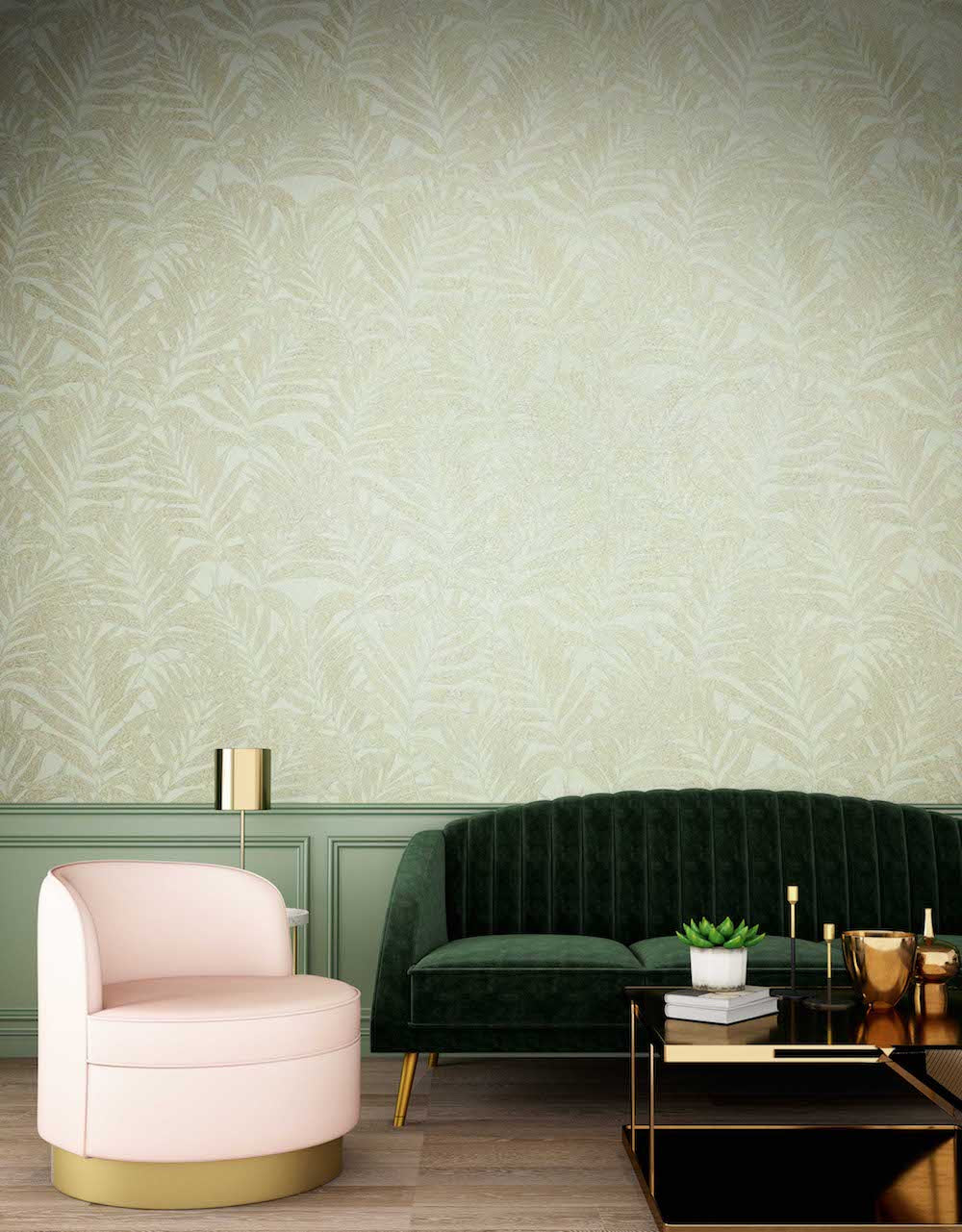 Habitat - Leaves botanical wallpaper Marburg    