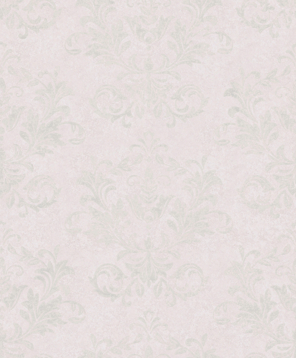 Habitat - Baroque Motif damask wallpaper Marburg Roll Pink-Grey  34013