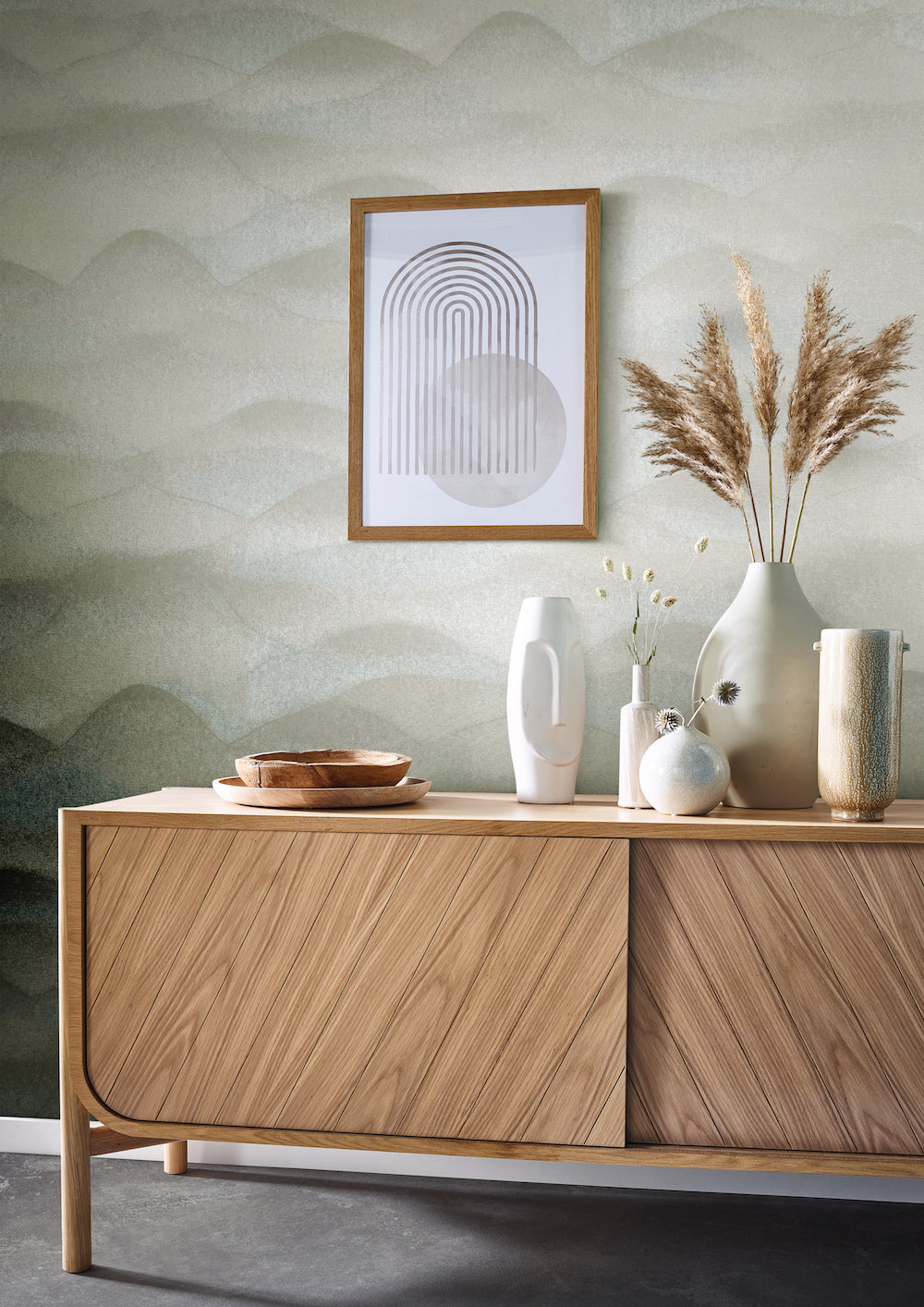 Habitat - Waves geometric wallpaper Marburg    