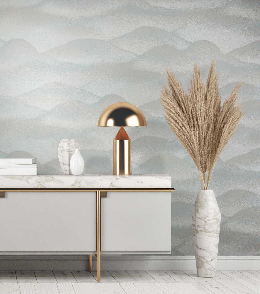 Habitat - Waves geometric wallpaper Marburg    
