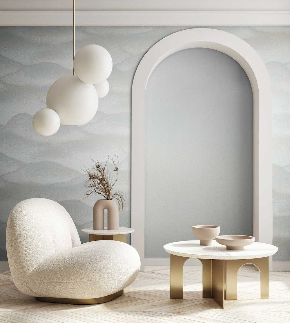Habitat - Waves geometric wallpaper Marburg    