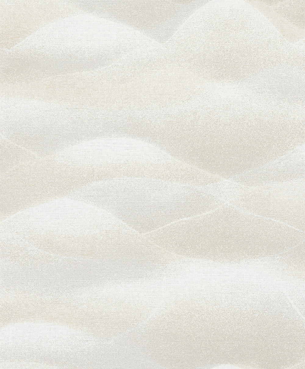 Habitat - Waves geometric wallpaper Marburg Roll Beige  34021