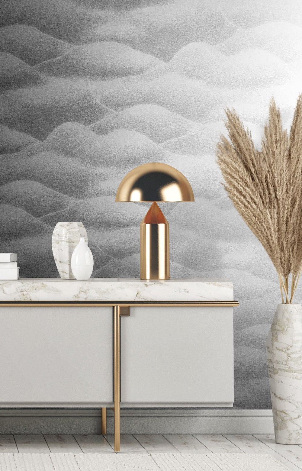 Habitat - Waves geometric wallpaper Marburg    