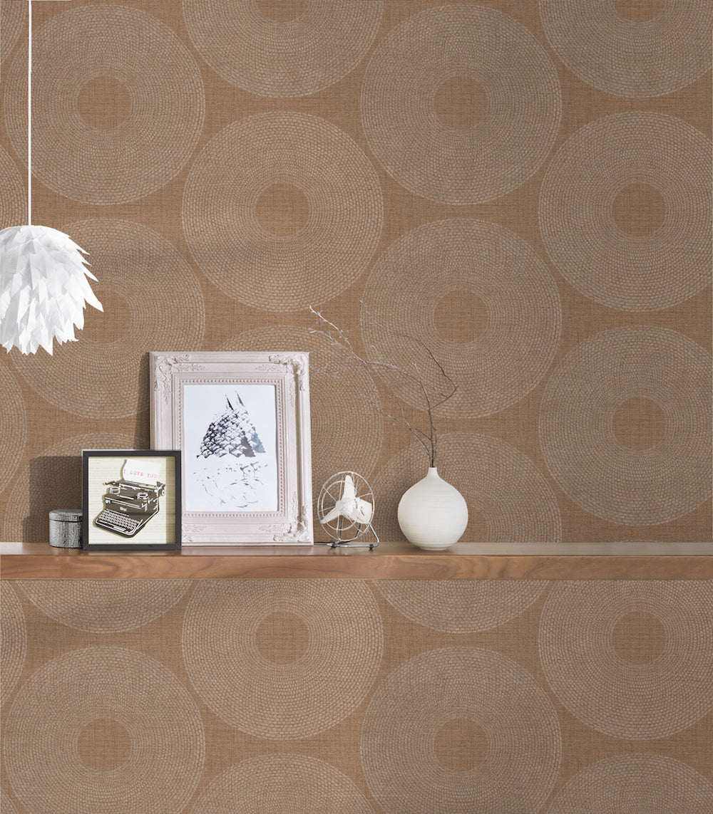 Desert Lodge - Urban Circles geometric wallpaper AS Creation