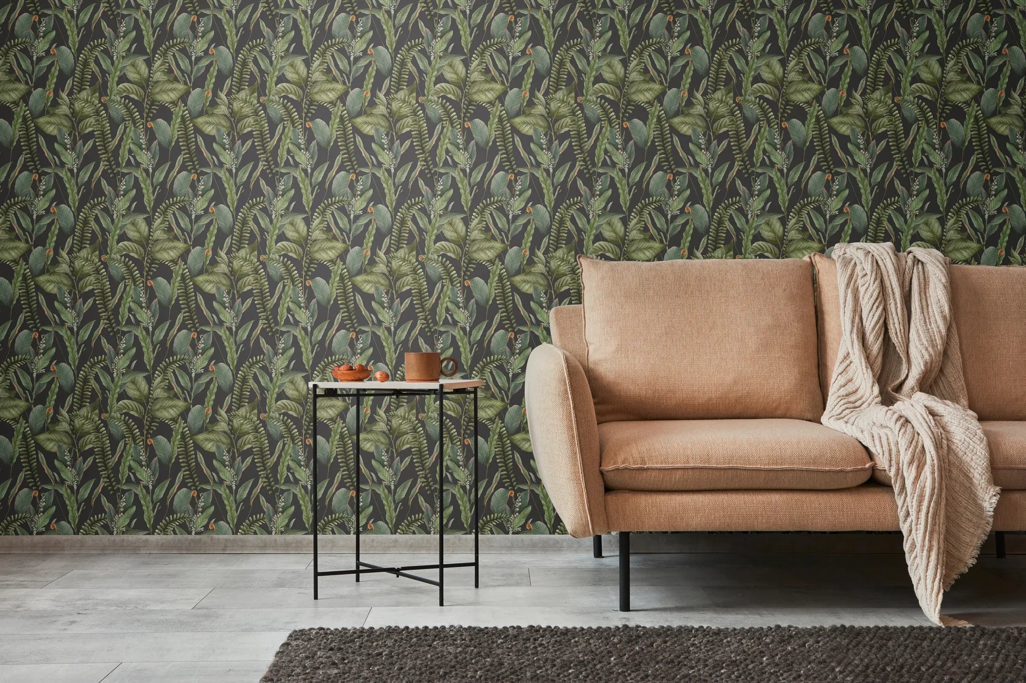 Drawn Into Nature - Foliage botanical wallpaper AS Creation