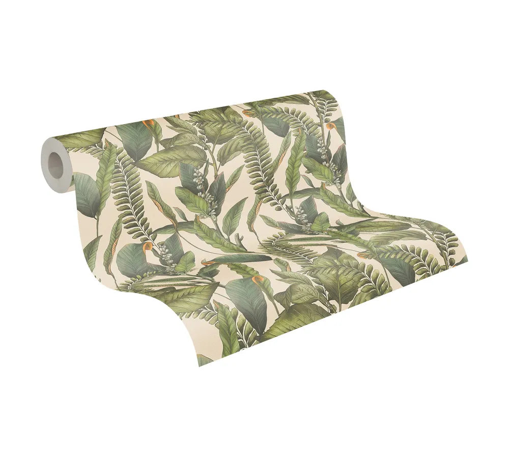 Drawn Into Nature - Foliage botanical wallpaper AS Creation