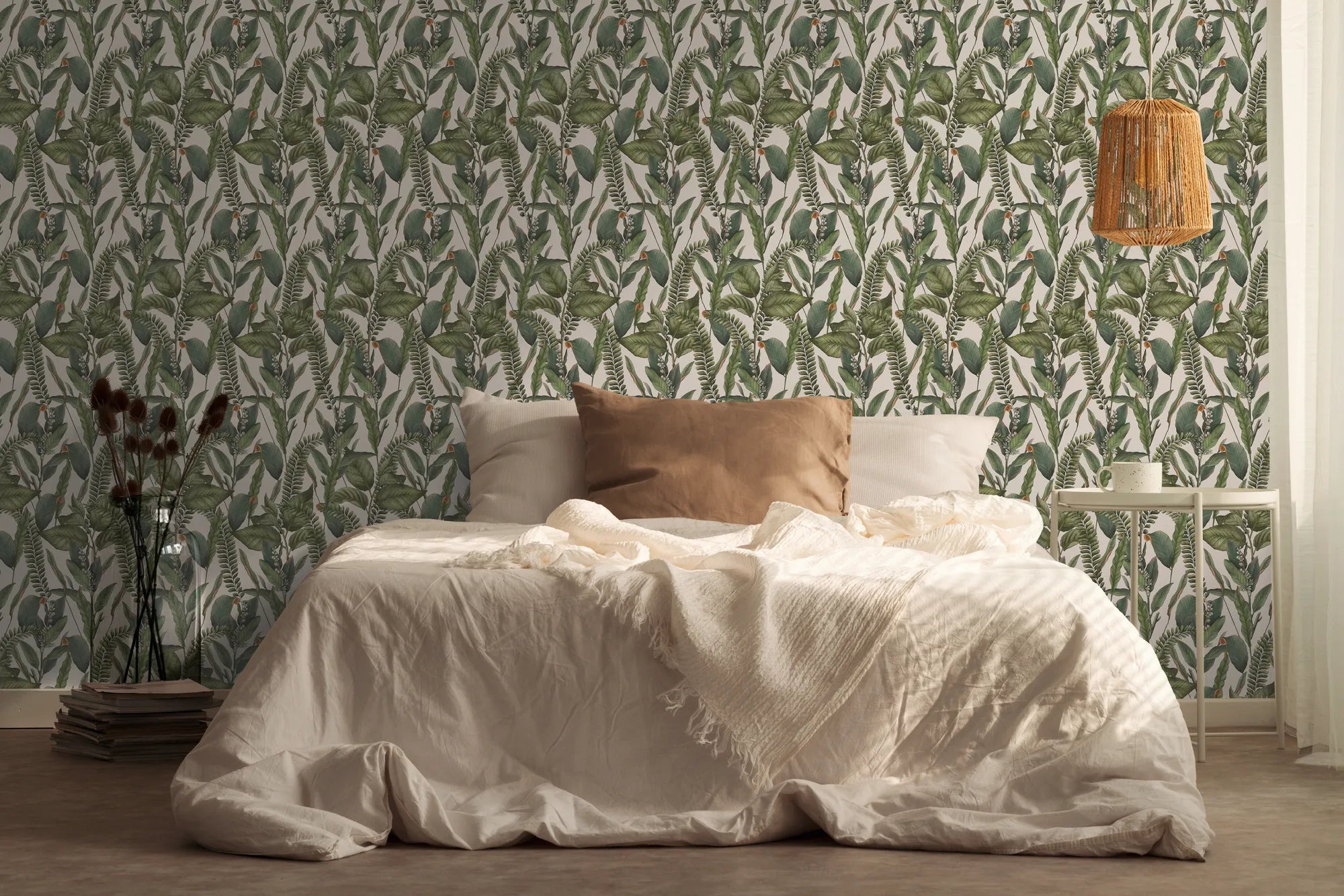 Drawn Into Nature - Foliage botanical wallpaper AS Creation