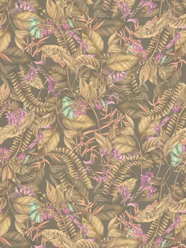 Drawn Into Nature - Dancing Nature botanical wallpaper AS Creation Roll Yellow 394253
