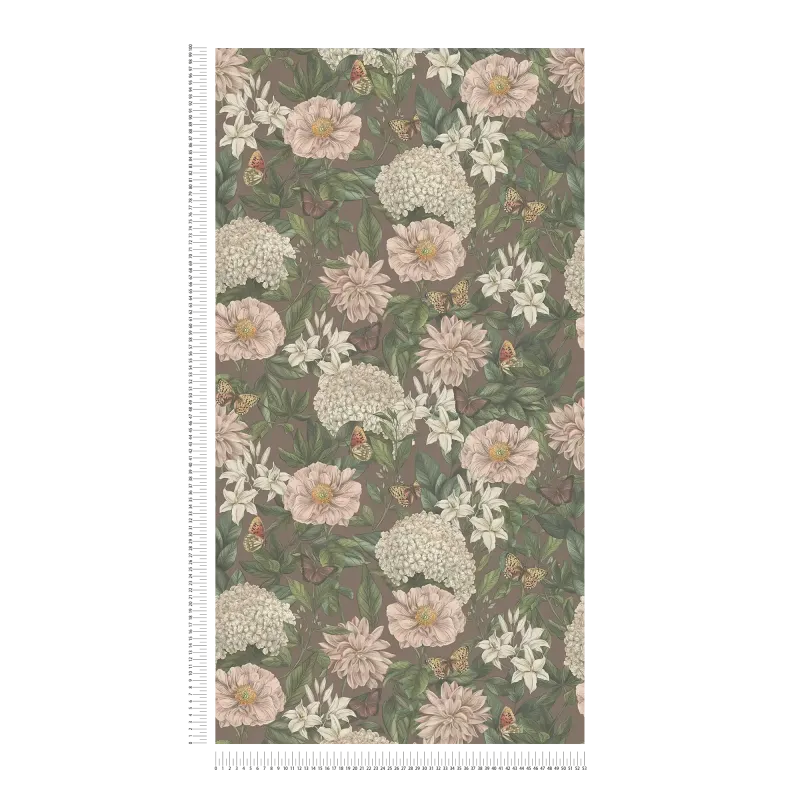 Drawn Into Nature - Flower Poetry botanical wallpaper AS Creation