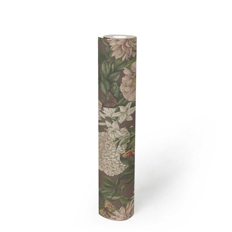 Drawn Into Nature - Flower Poetry botanical wallpaper AS Creation