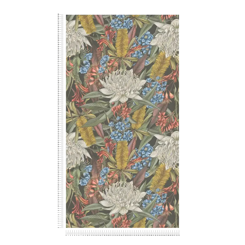 Drawn Into Nature - Flower Power botanical wallpaper AS Creation