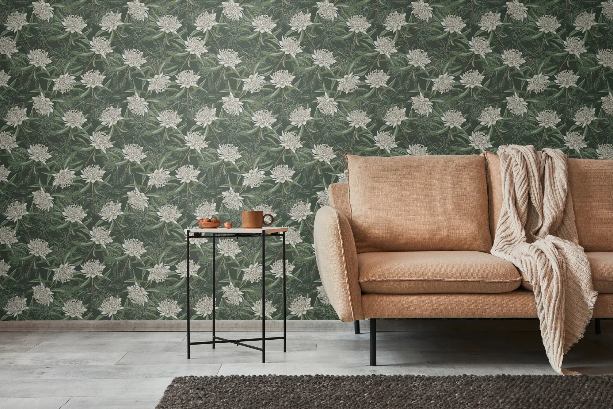 Drawn Into Nature - Full Bloom botanical wallpaper AS Creation