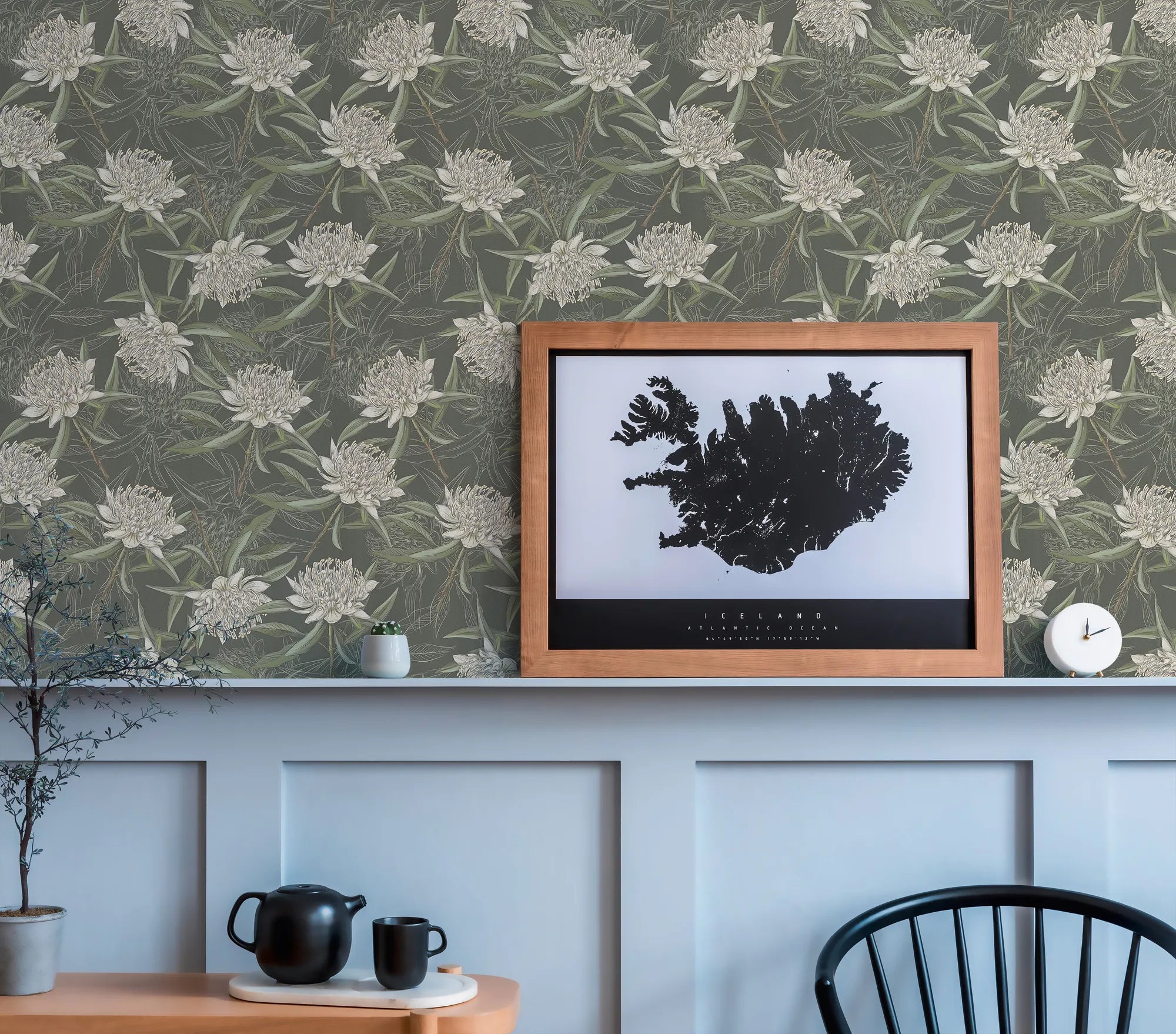 Drawn Into Nature - Full Bloom botanical wallpaper AS Creation