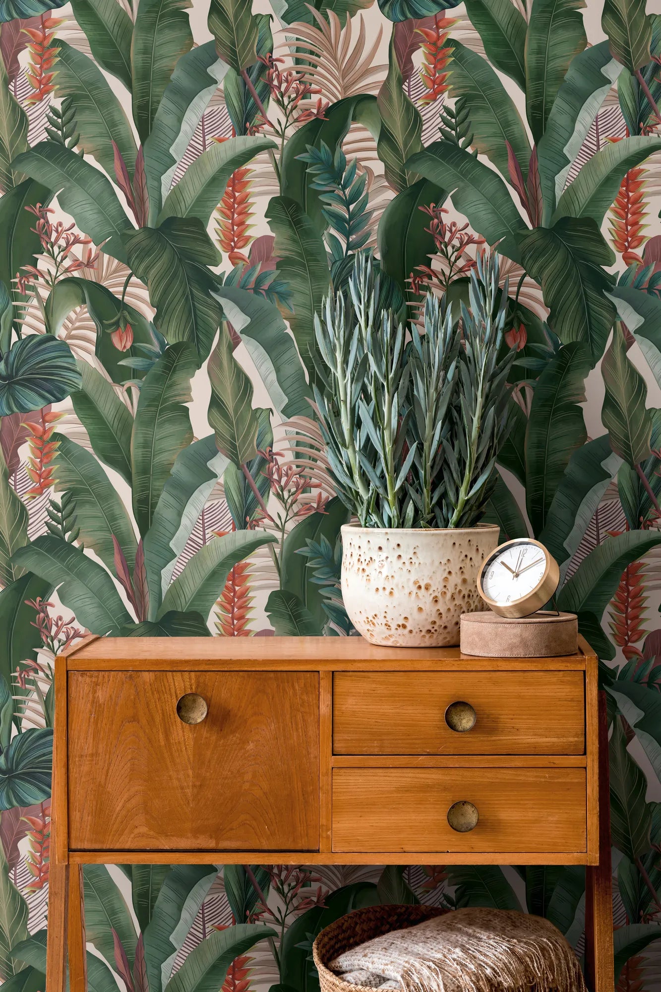 Drawn Into Nature - Jungle Dream botanical wallpaper AS Creation