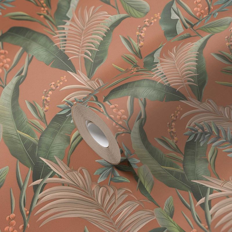 Drawn Into Nature - Jungle botanical wallpaper AS Creation