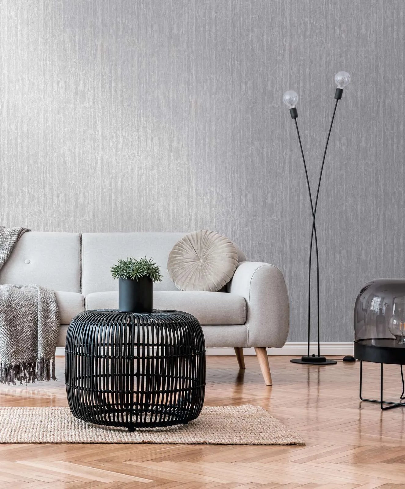 Smart Surfaces - Patina plain wallpaper AS Creation