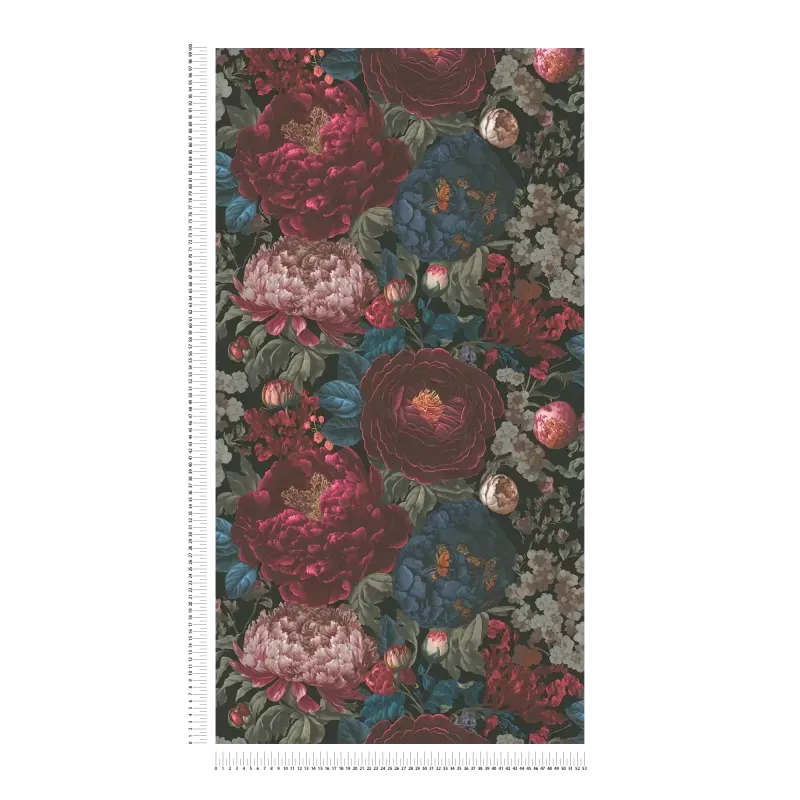 Michalsky 6 - Midnight Petal botanical wallpaper AS Creation