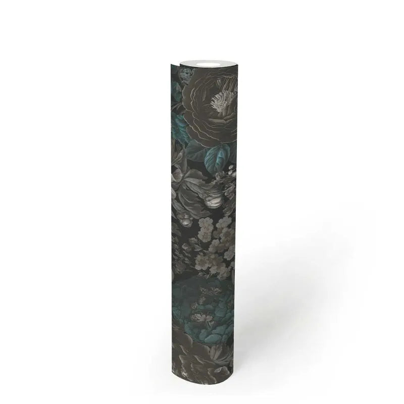 Michalsky 6 - Midnight Petal botanical wallpaper AS Creation