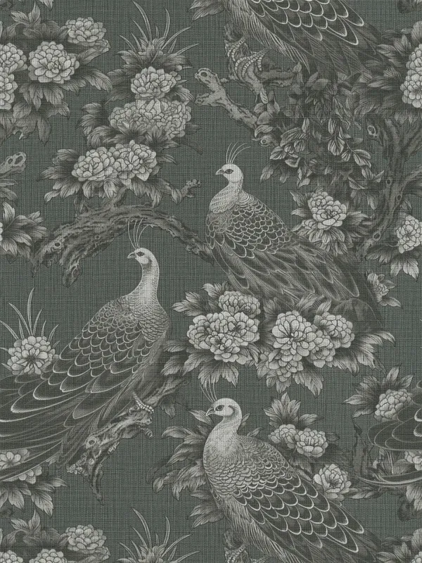 Michalsky 6 - Aviary art deco wallpaper AS Creation Roll Black 399821