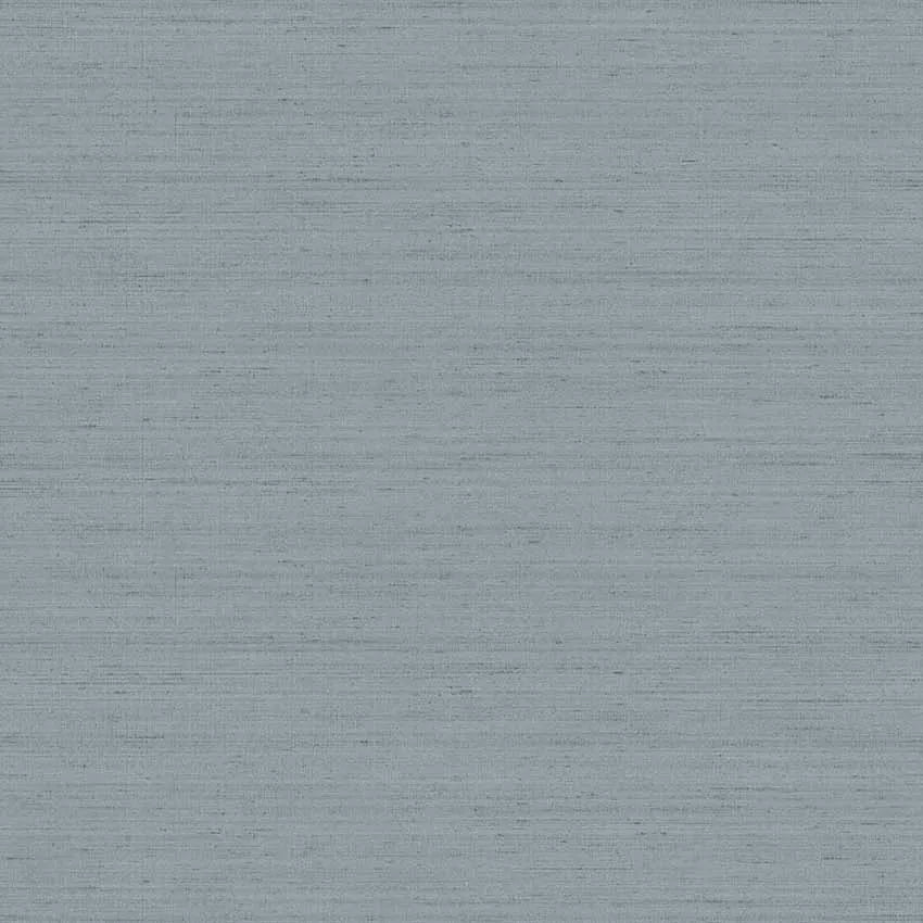 Aura - Shantung textile wallpaper Parato Roll Blue 42246