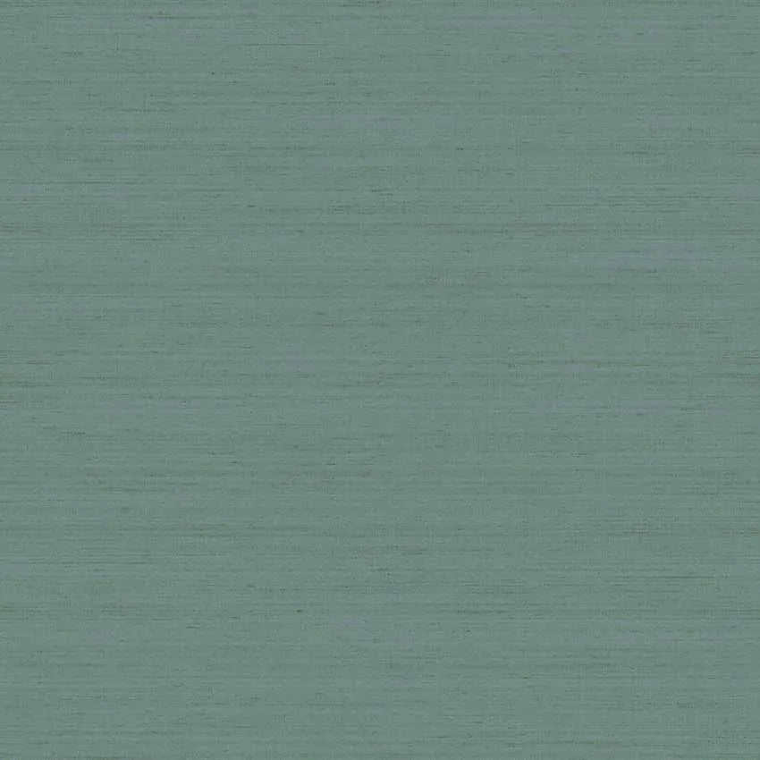 Aura - Shantung textile wallpaper Parato Roll Green 42247