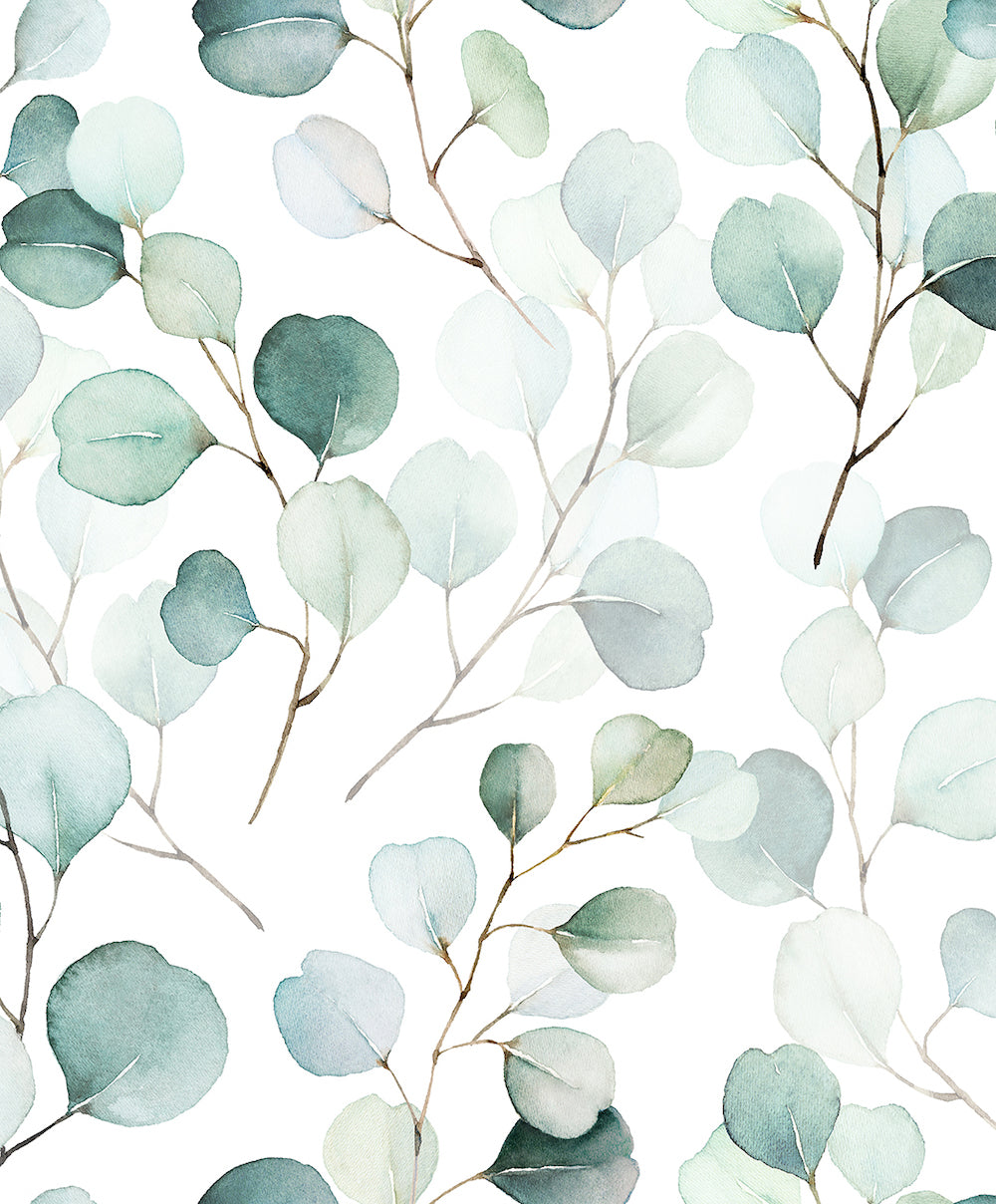 Spirit of Jungle - Eucalyptus Leaves Wallpaper botanical wallpaper Marburg Roll Green 47420