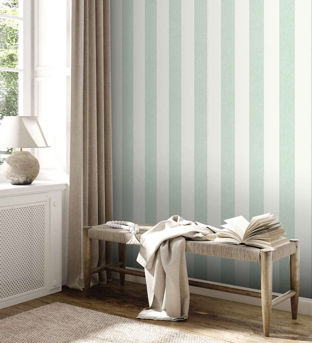 Attractive 2 - Broad Stripe damask wallpaper AS Creation    