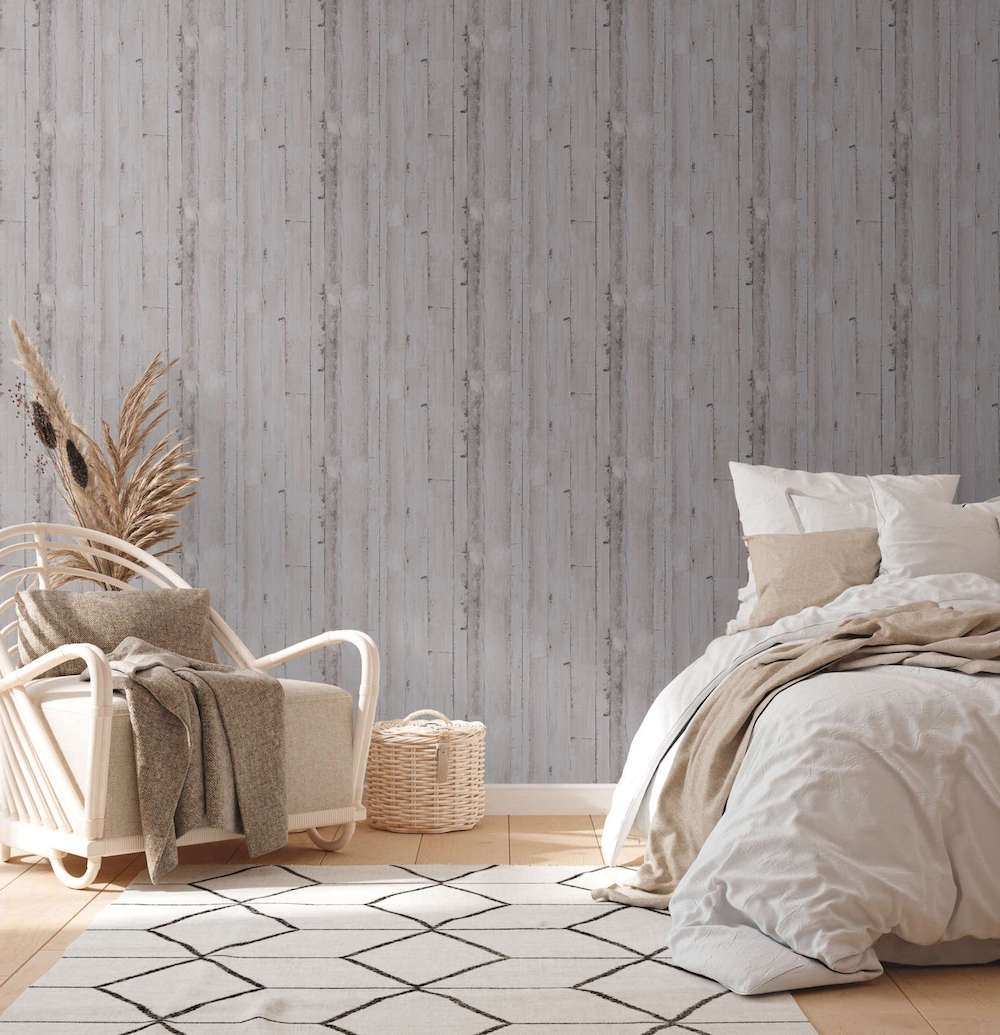 Natural Living - Old Wood Planks industrial wallpaper AS Creation    
