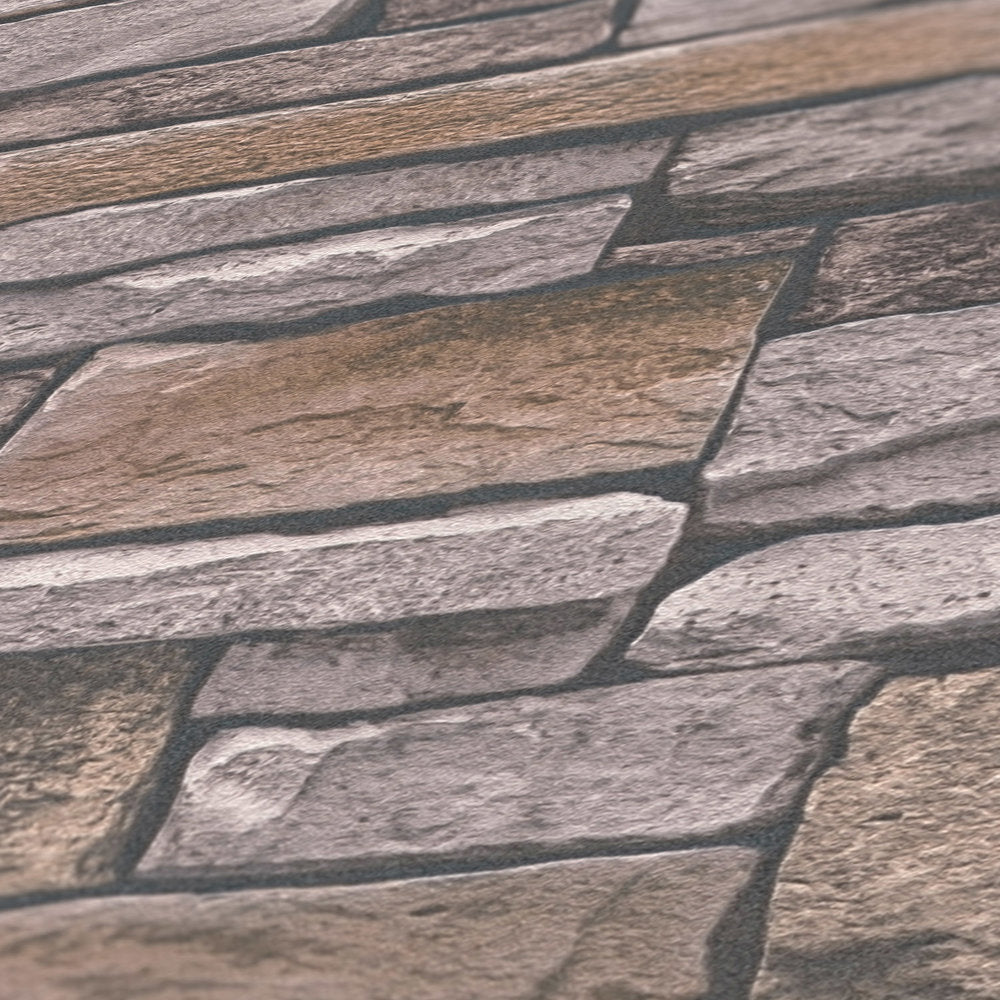 Terra - Stone Wall industrial wallpaper AS Creation    