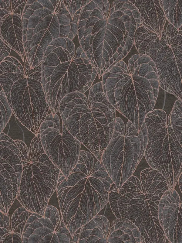 Daniel Hechter 7 - Verdelle botanical wallpaper AS Creation Roll Black 781282