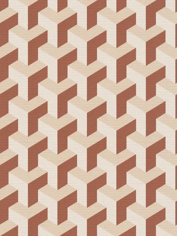 Daniel Hechter 7 - Mirage art deco wallpaper AS Creation Roll Brown 781503