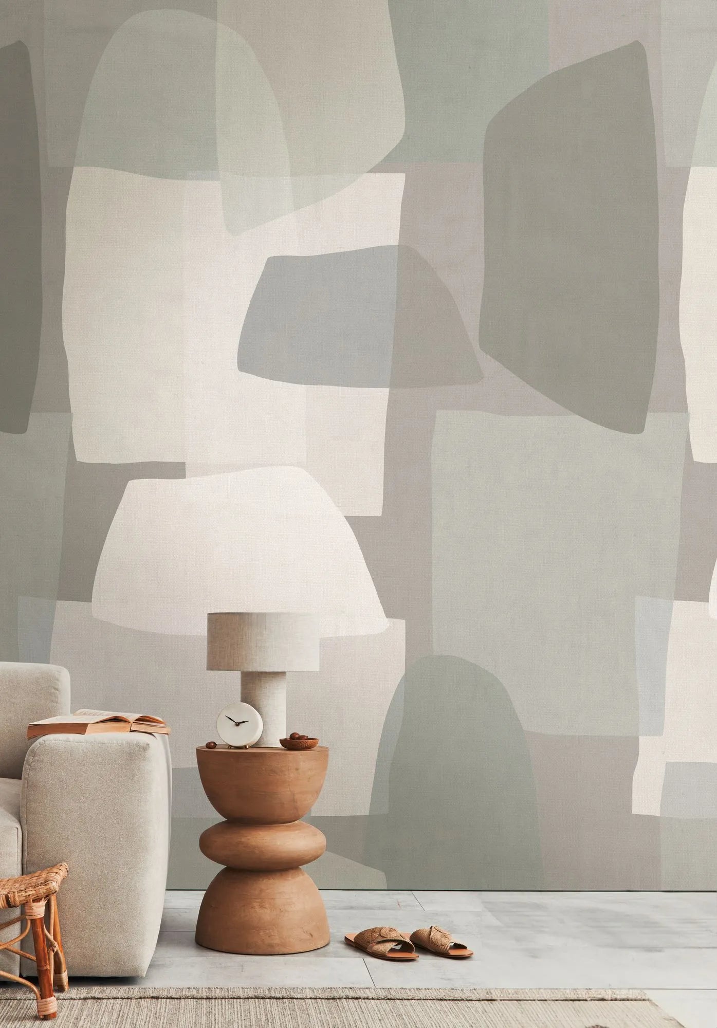 Anna D'Andrea - Tonal Form geometric wallpaper AS Creation