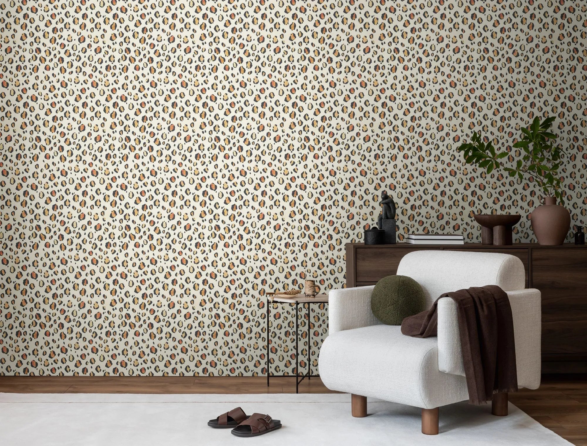 Anna D'Andrea - Leopard Chic bold wallpaper AS Creation