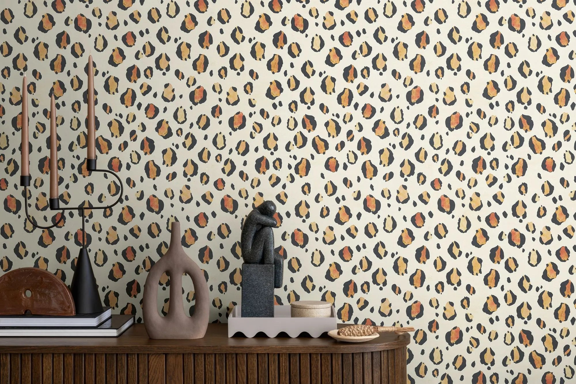 Anna D'Andrea - Leopard Chic bold wallpaper AS Creation