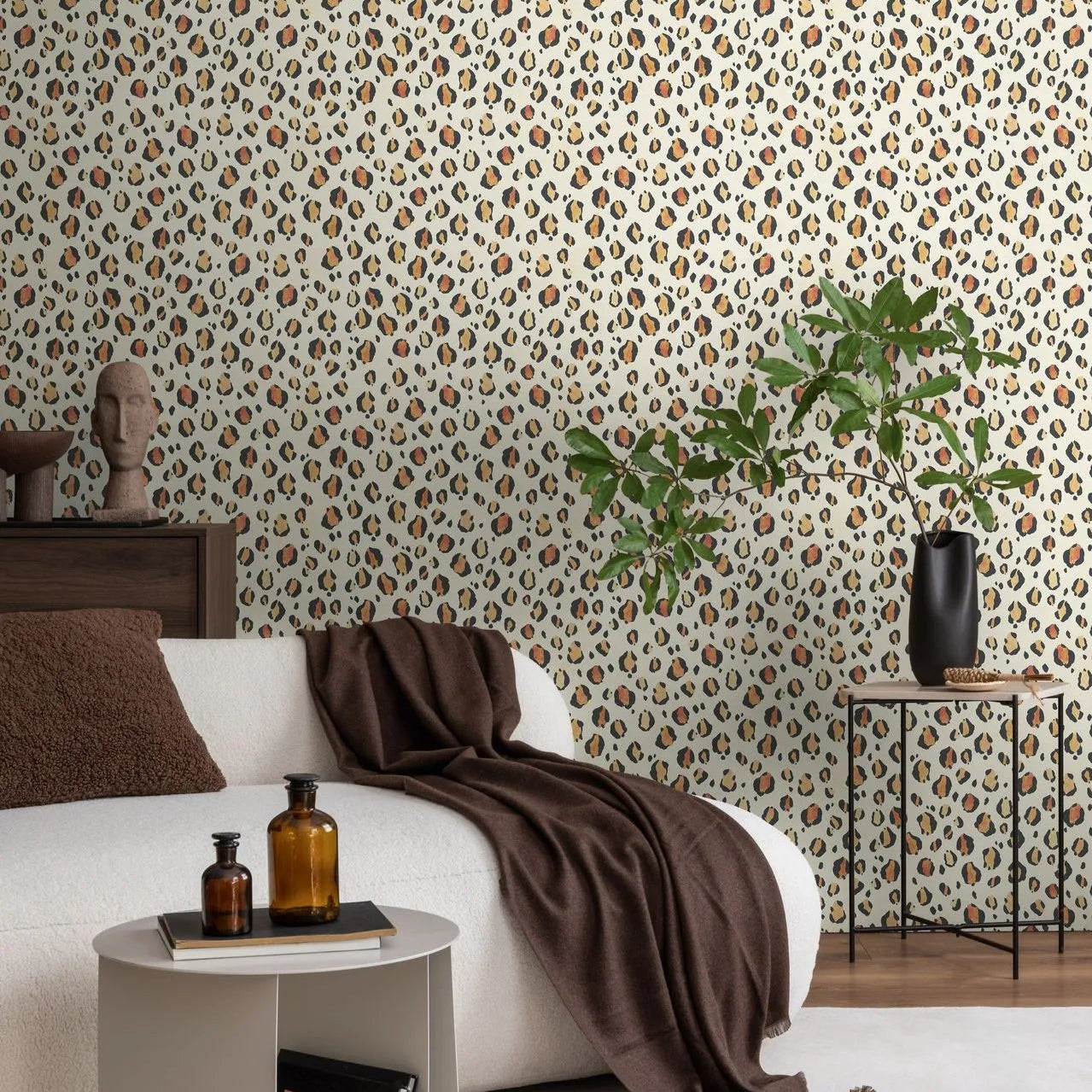 Anna D'Andrea - Leopard Chic bold wallpaper AS Creation