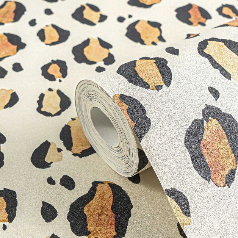Anna D'Andrea - Leopard Chic bold wallpaper AS Creation