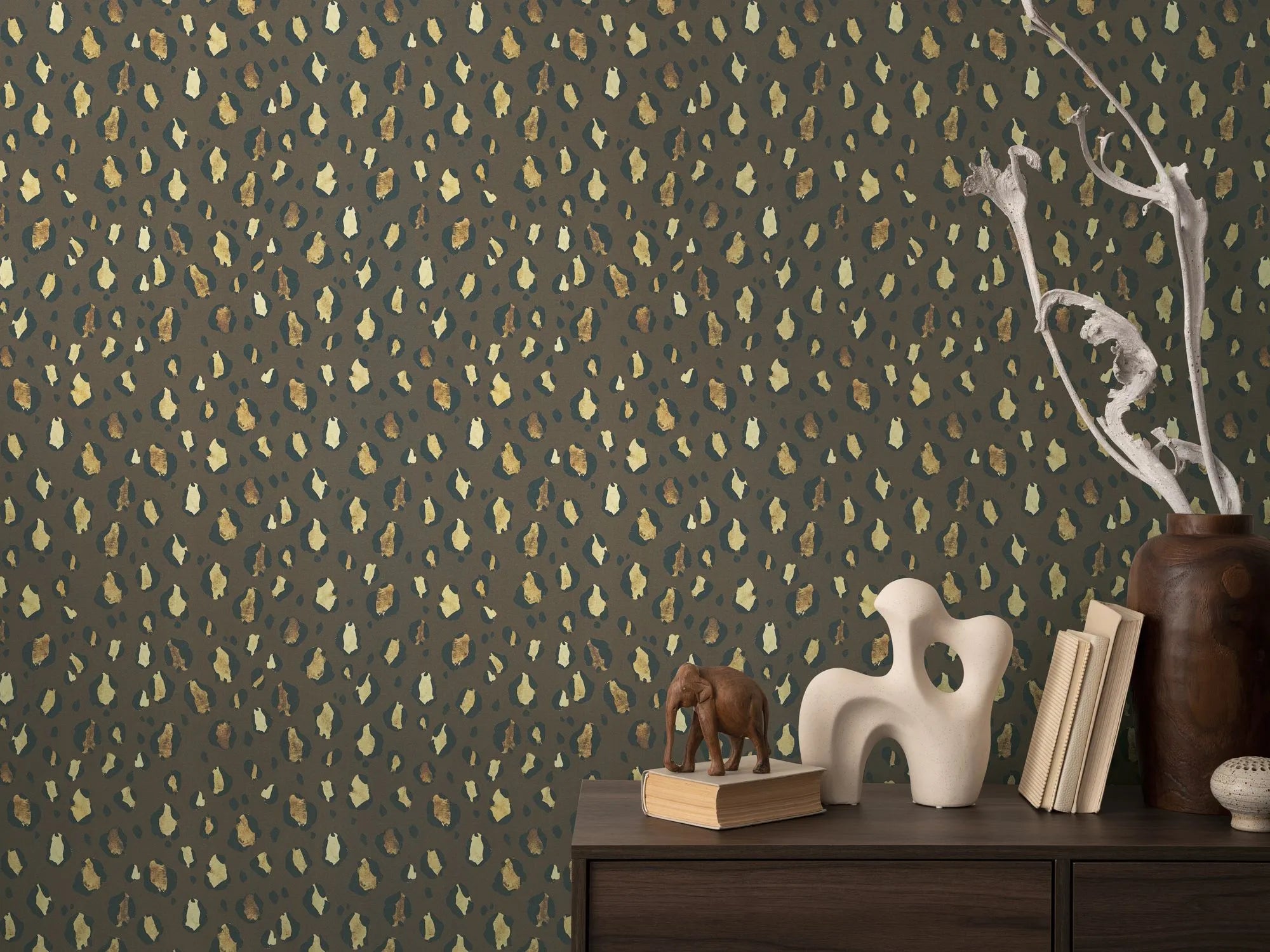 Anna D'Andrea - Leopard Chic bold wallpaper AS Creation
